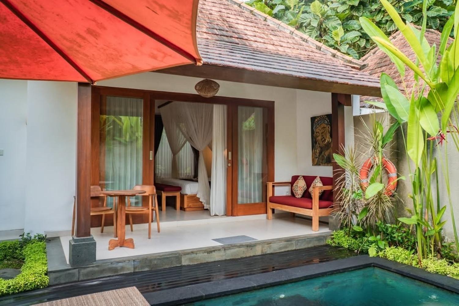 De Metra Villa Ubud By Pramana Villas Экстерьер фото